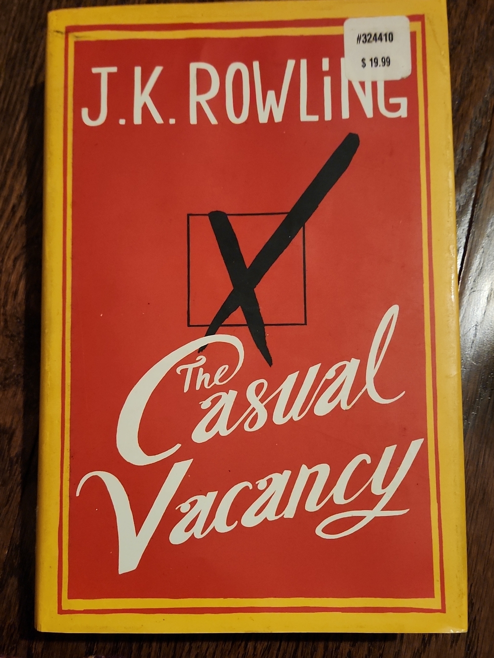 2/$10✨️ The Casual Vacancy by J.K. Rowling